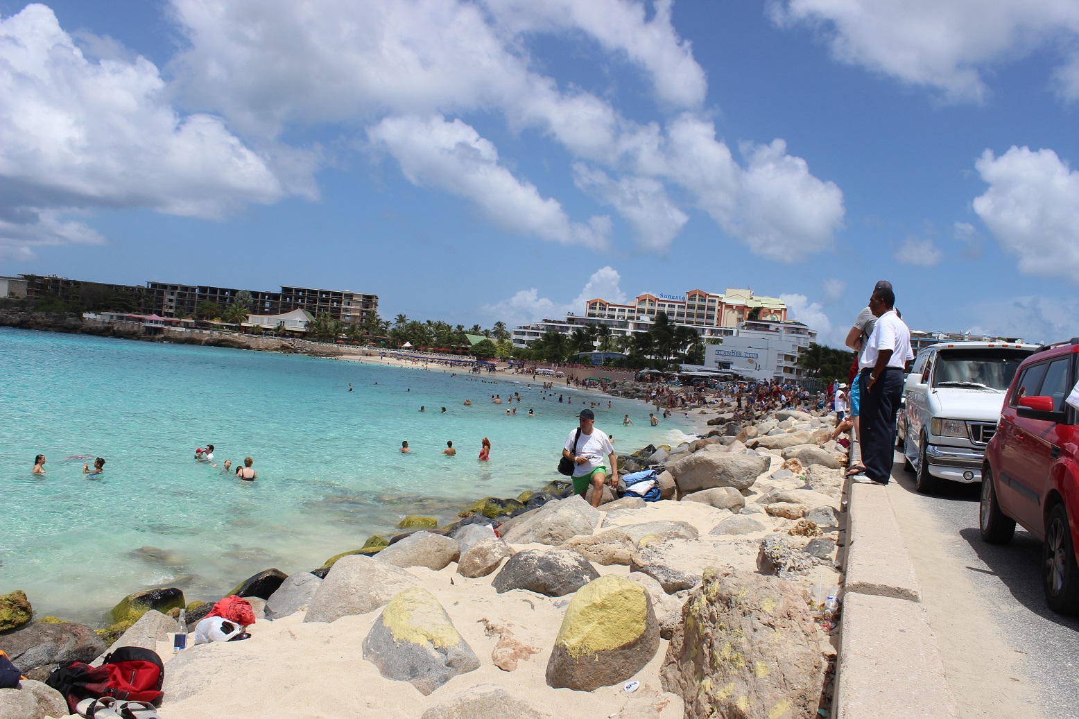 airport beach waiting for planes